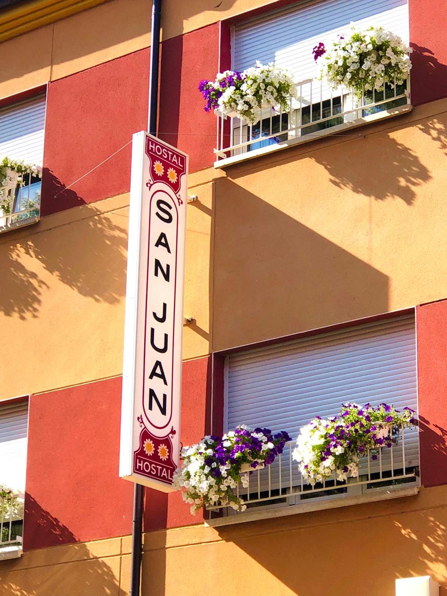 Hostal San Juan サアグン エクステリア 写真